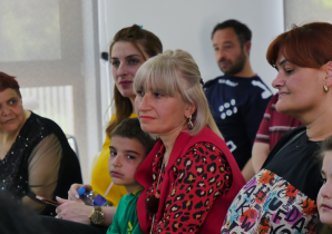 In Kvareli, Akhmeta, and Gurjaani, meetings with persons with disabilities and their family members were held
